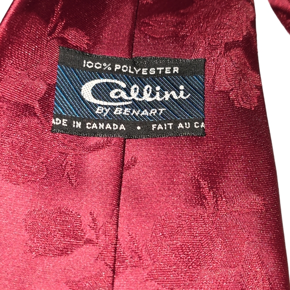 Vintage 100% Polyester Mens Cellini Necktie - Picture 3 of 3